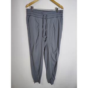 Lululemon Gray Jogger Pants Solid Relaxed Women Size 12